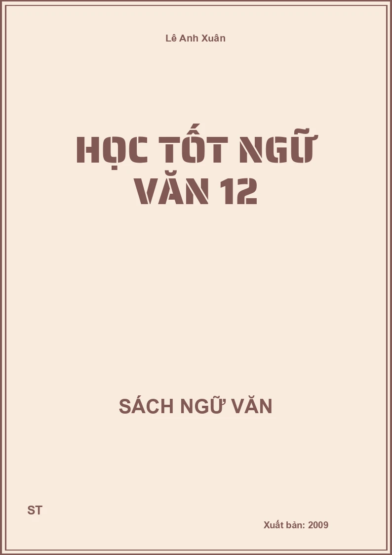 Học tốt Ngữ Văn 12