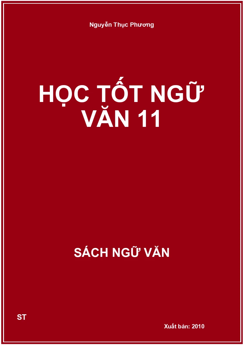 Học tốt Ngữ văn 11