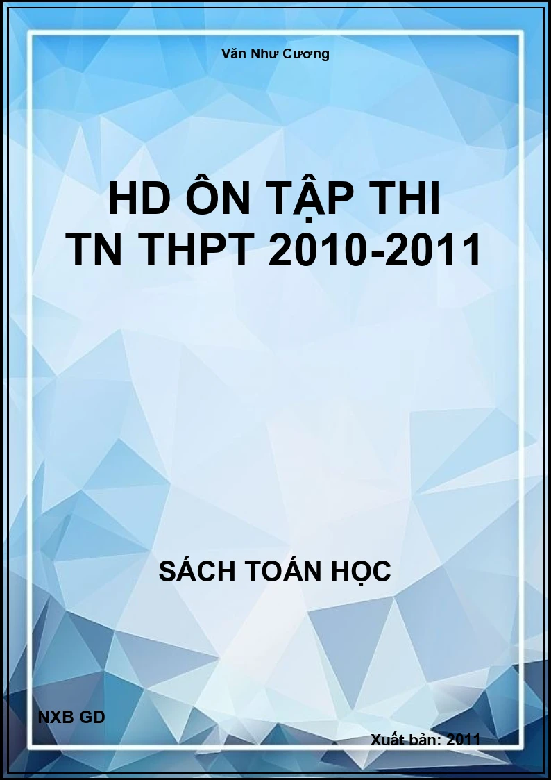HD ôn tập thi TN THPT 2010-2011