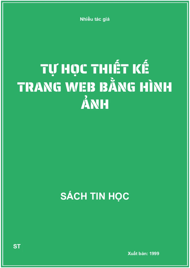 Tự học thiết kế trang web bằng hình ảnh