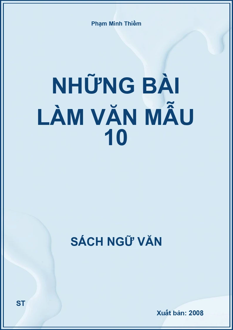 Những bài làm văn mẫu 10