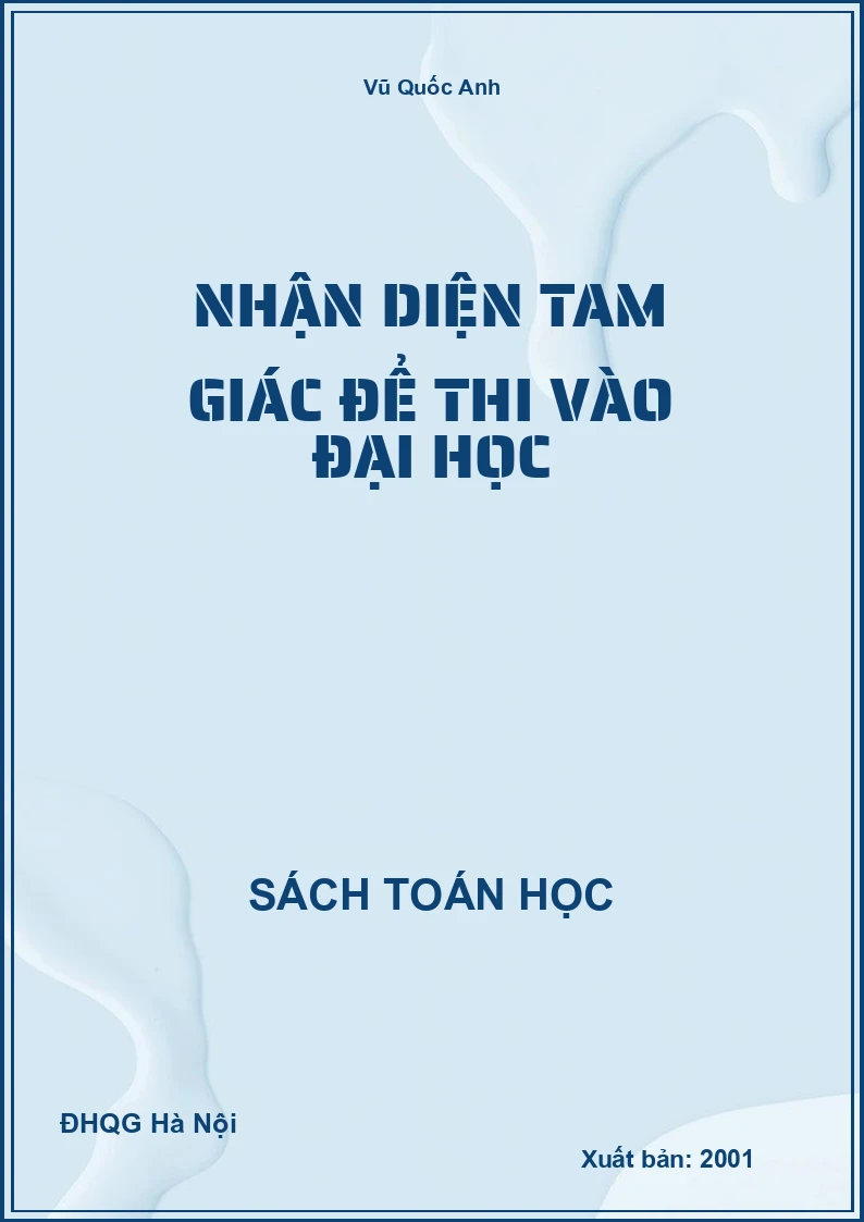 Nhận Diện Tam Giác Để Thi Vào Đại Học