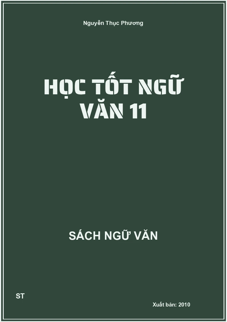 Học tốt Ngữ văn 11