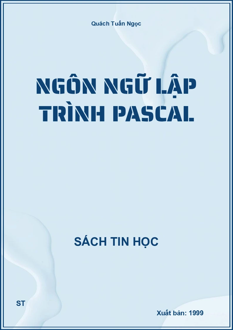 Ngôn ngữ lập trình Pascal