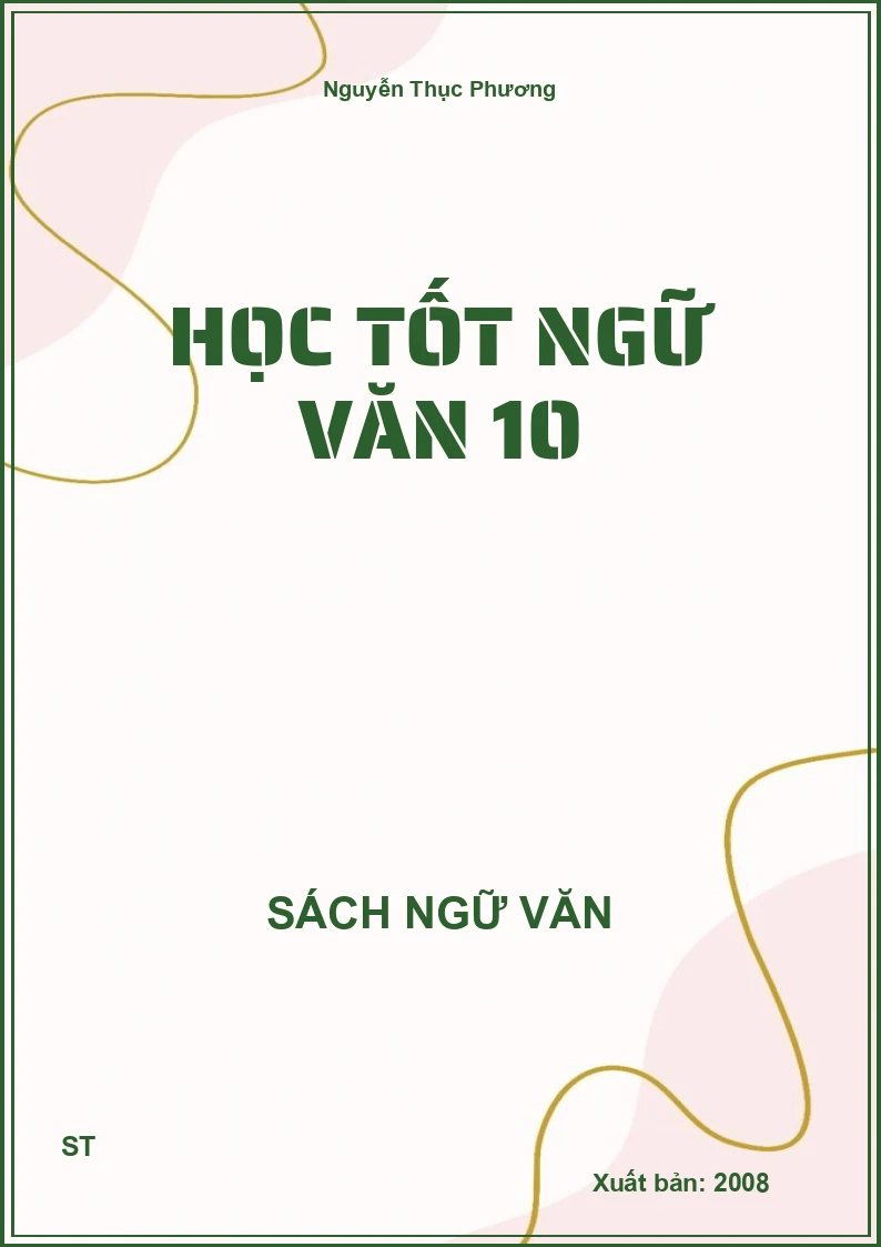 Học tốt Ngữ Văn 10