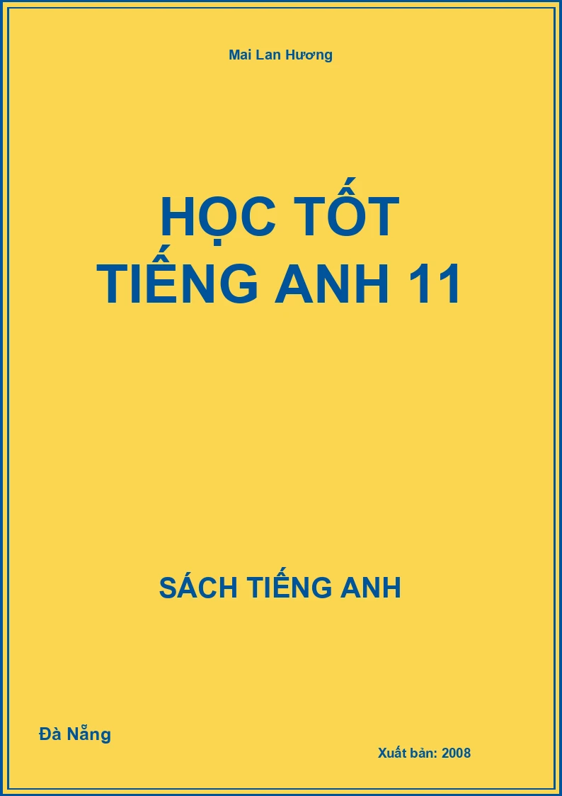 Học tốt Tiếng Anh 11