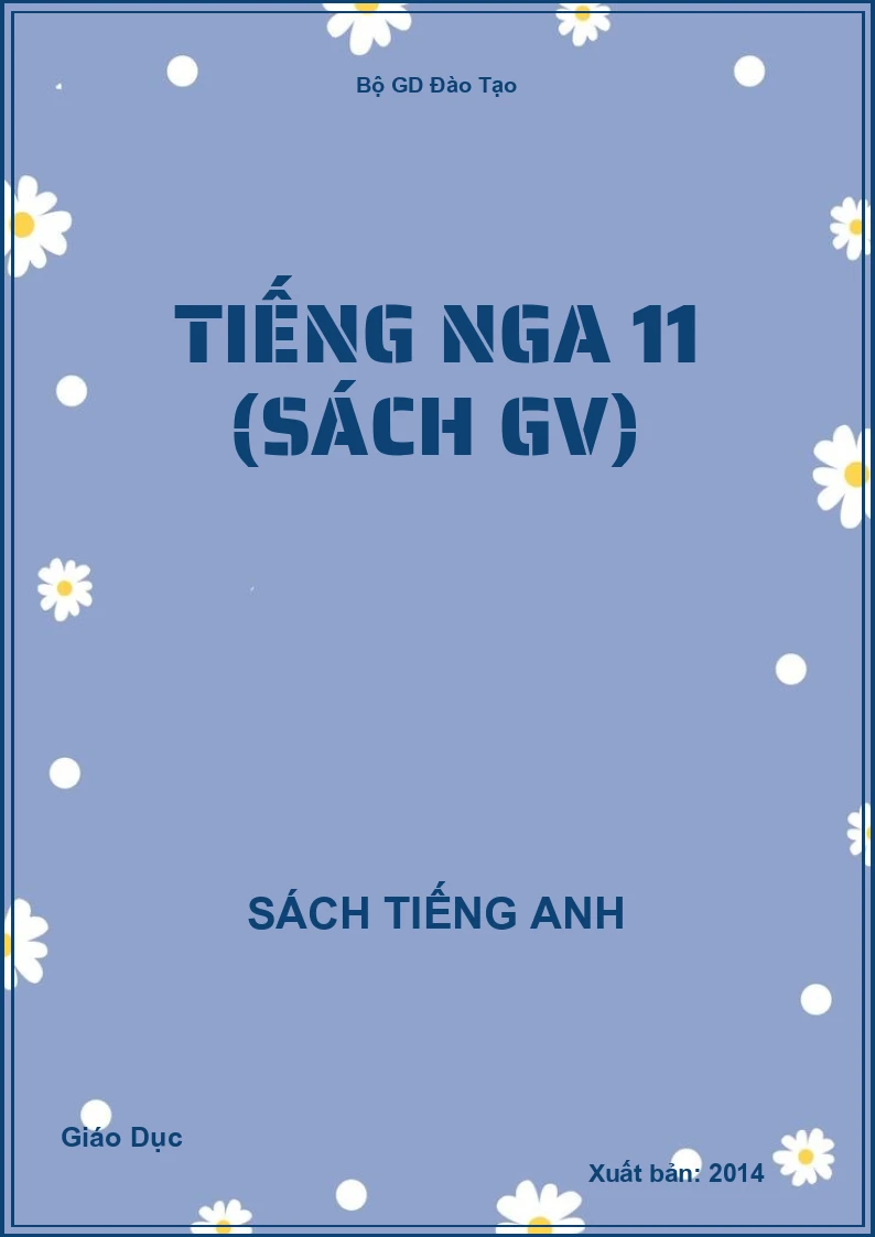 Tiếng Nga 11 (sách gv)