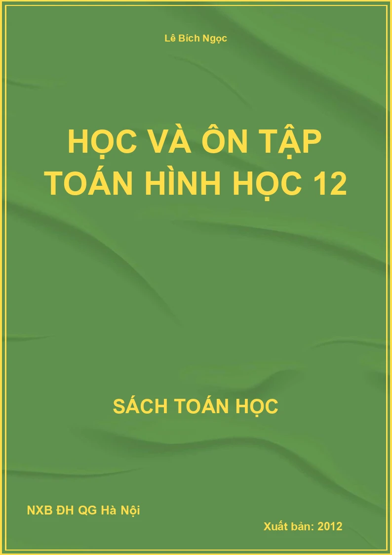 Học và ôn tập toán Hình học 12