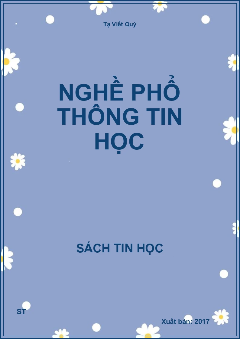 Nghề phổ thông tin học