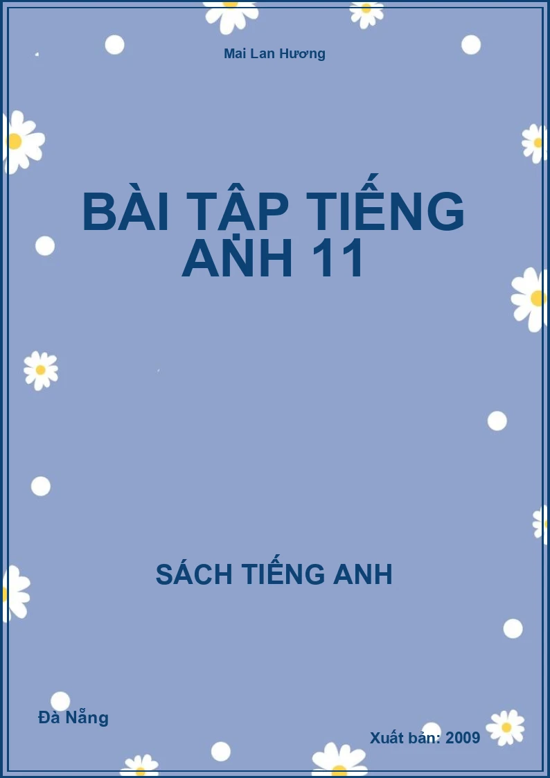 Bài tập Tiếng Anh 11