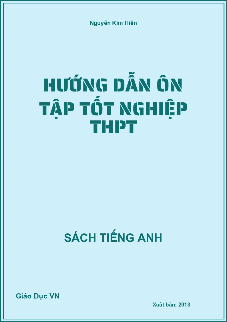 Hướng dẫn ôn tập tốt nghiệp THPT
