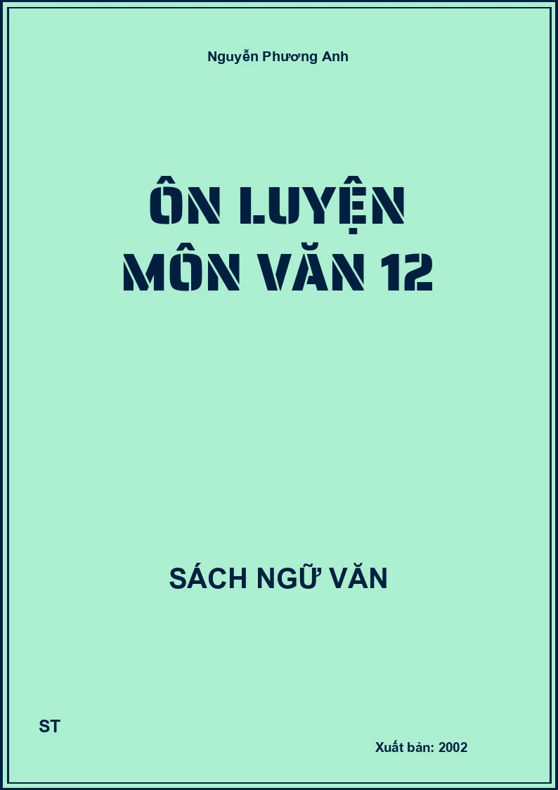Ôn luyện môn văn 12
