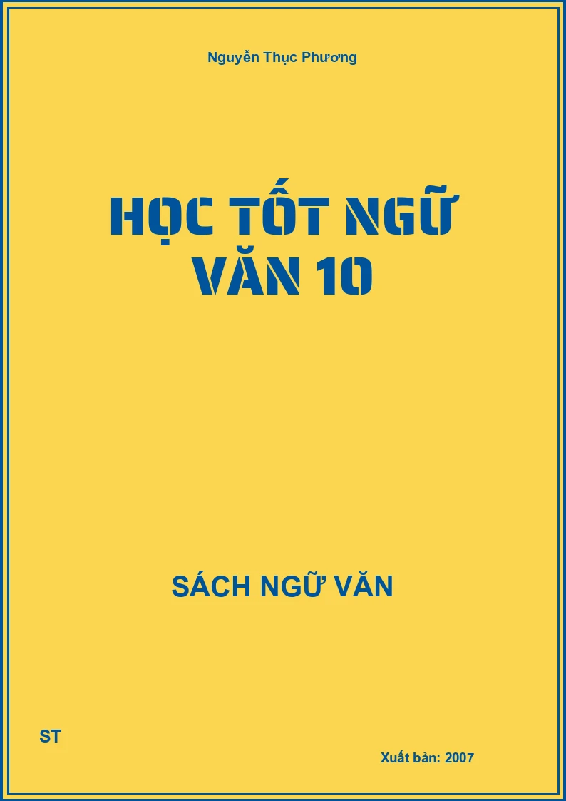 Học tốt Ngữ văn 10
