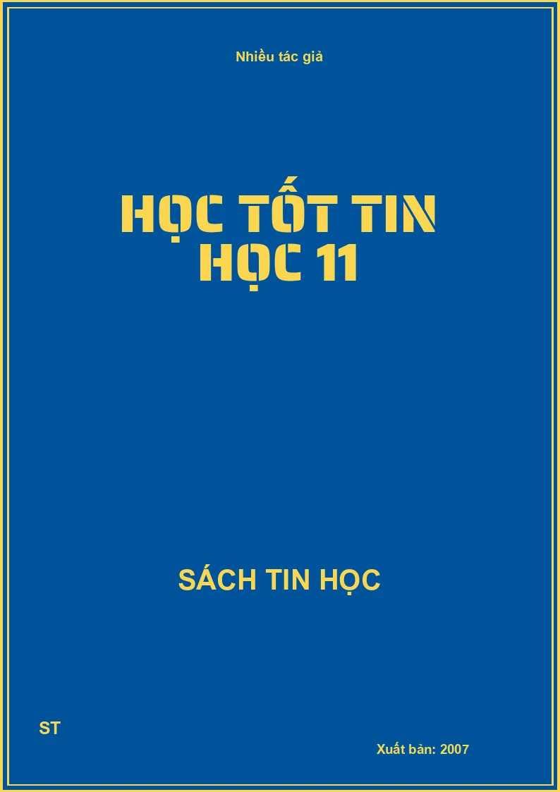 Học tốt tin học 11