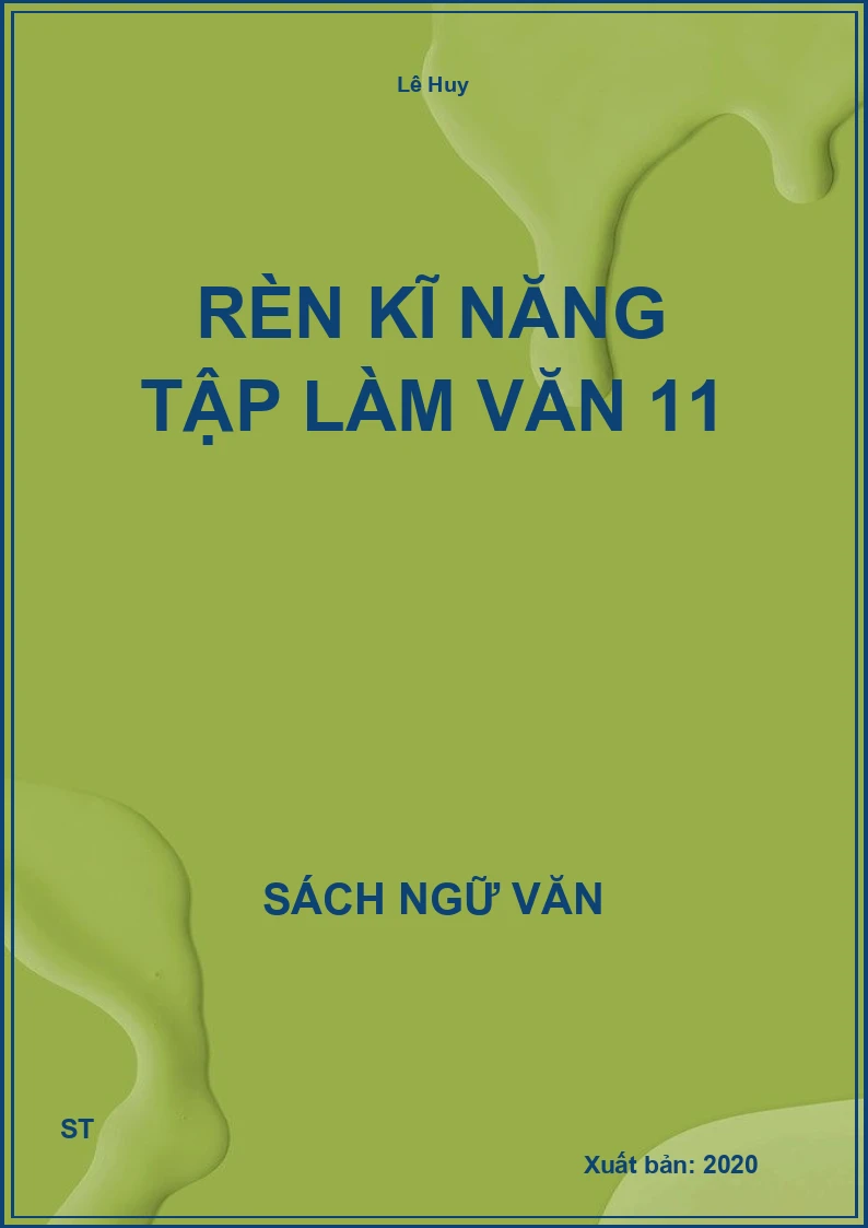 Rèn kĩ năng Tập làm văn 11