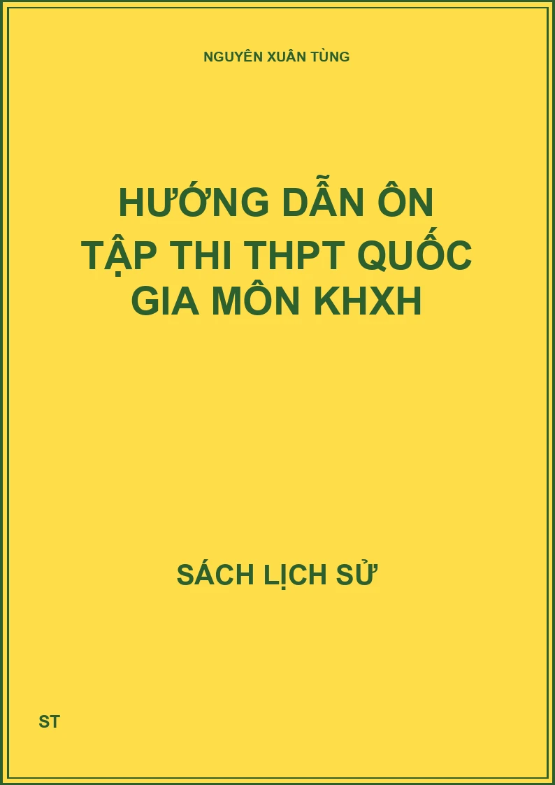 Hướng dẫn ôn tập thi THPT Quốc gia môn KHXH