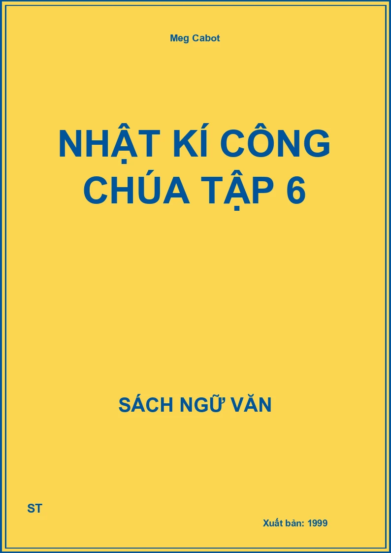 Nhật kí công chúa tập 6