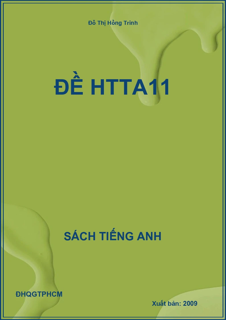 ĐỀ HTTA11