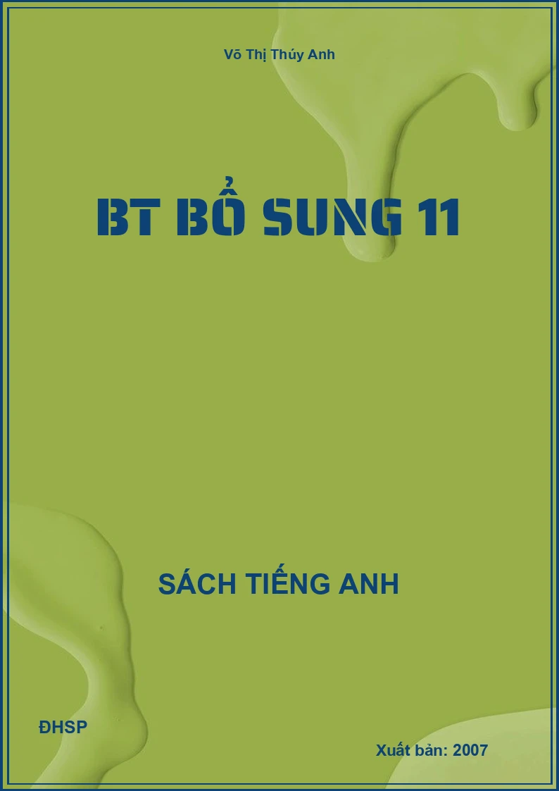 BT Bổ sung 11
