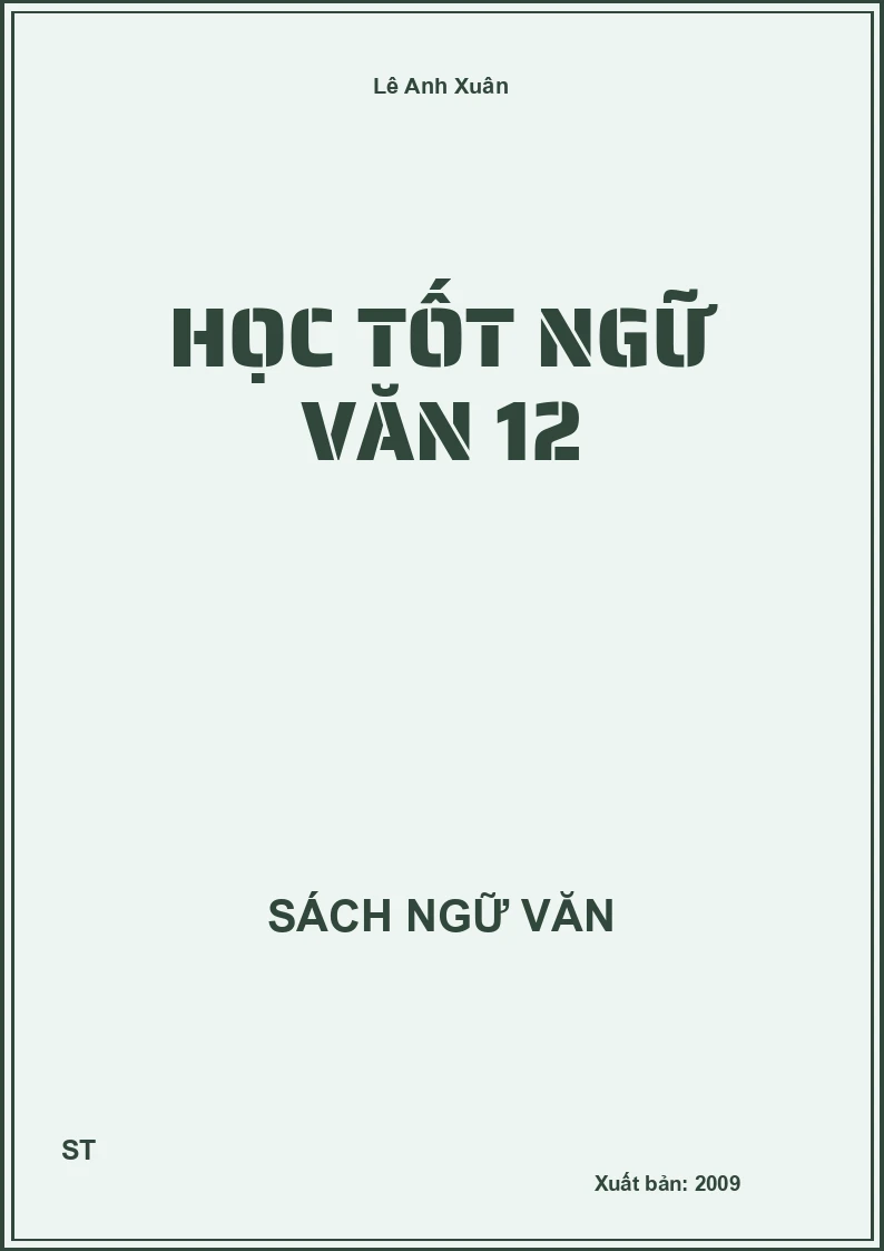 Học tốt Ngữ Văn 12