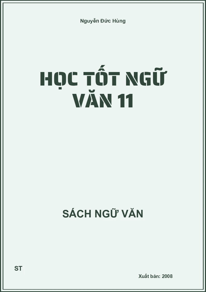 Học tốt Ngữ Văn 11