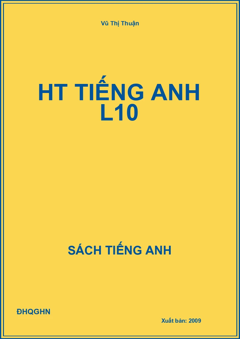 HT Tiếng Anh L10