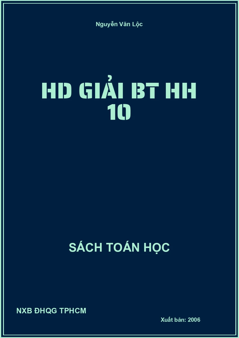 HD giải BT HH 10