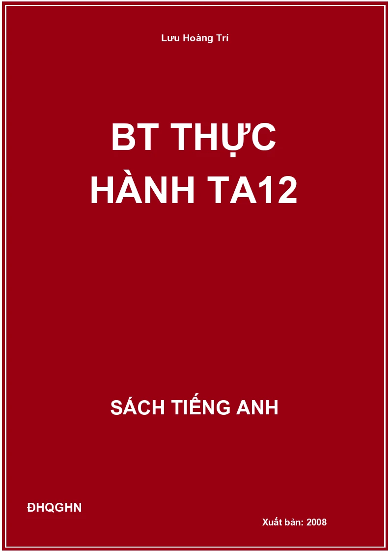 BT thực hành TA12