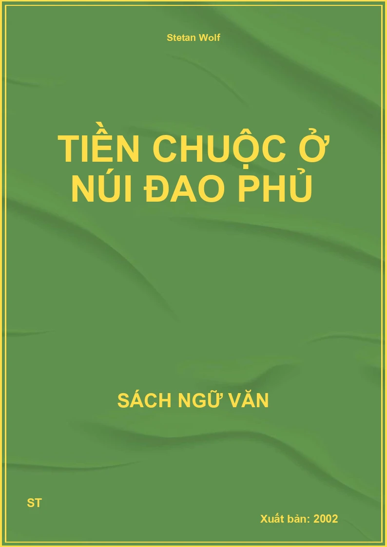 Tiền chuộc ở núi đao phủ