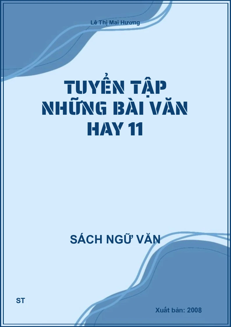 Tuyển tập những bài văn hay 11