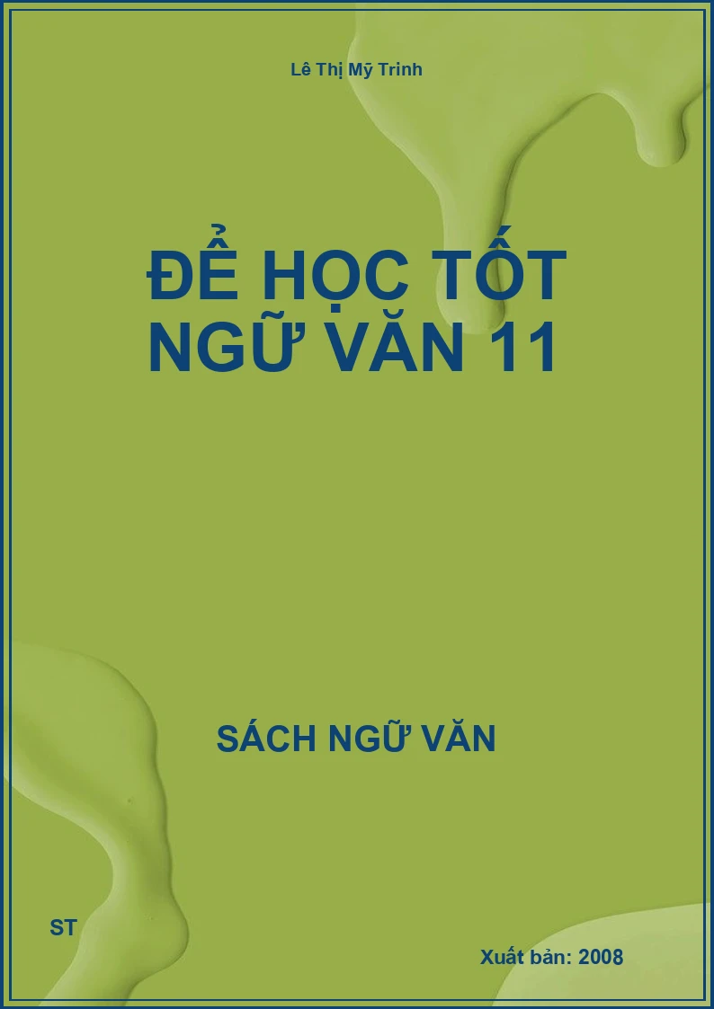 Để học tốt Ngữ Văn 11