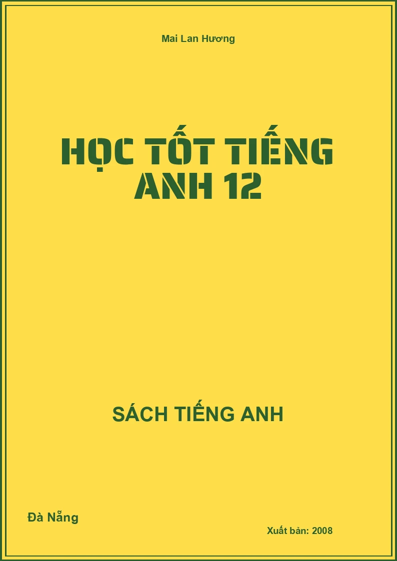 Học tốt Tiếng Anh 12