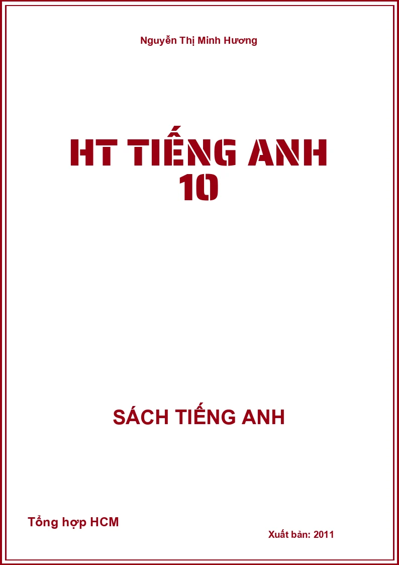 HT Tiếng Anh 10