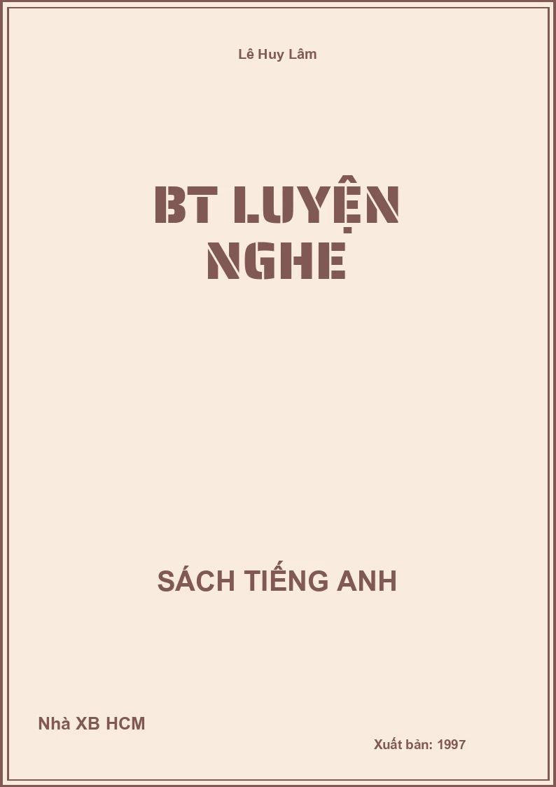 BT Luyện nghe