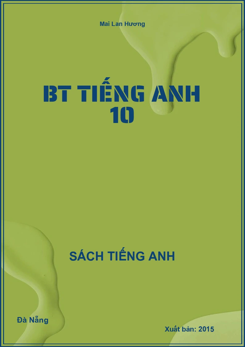 BT Tiếng Anh 10