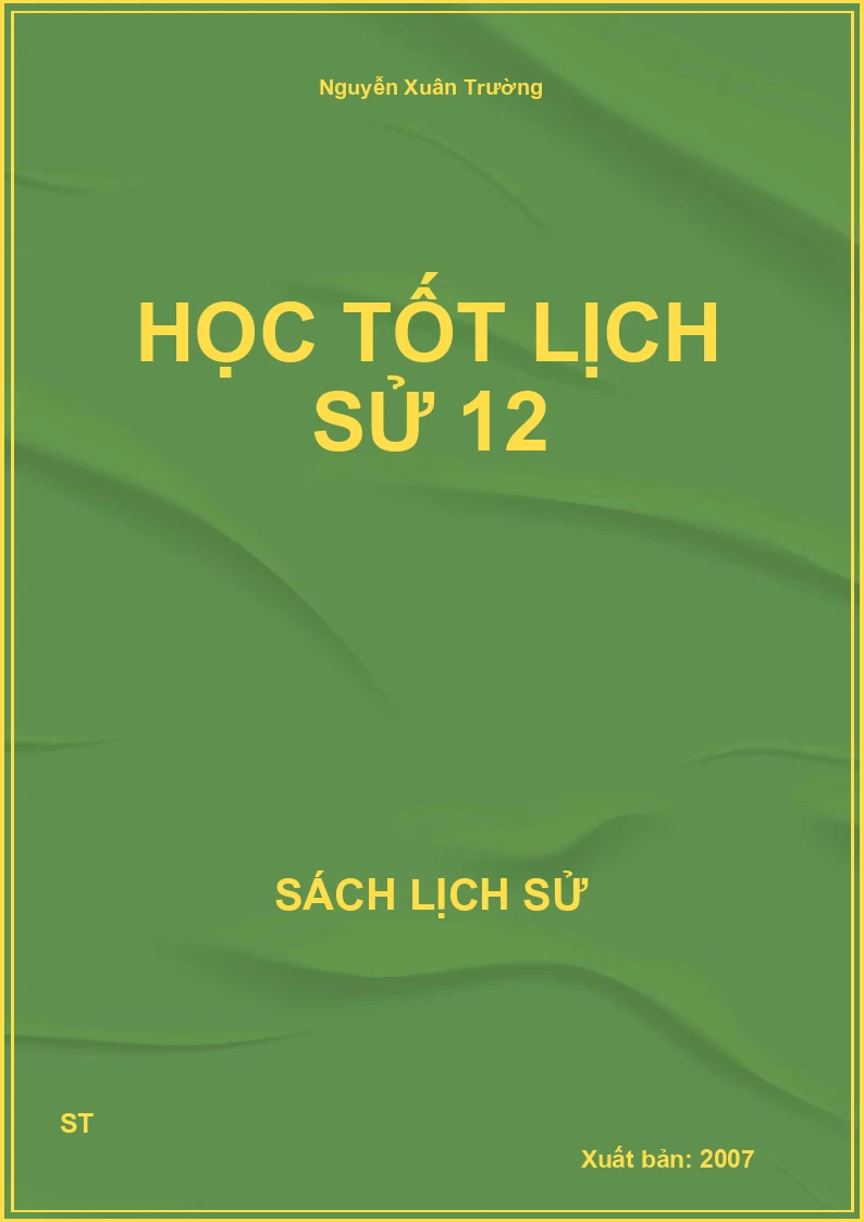 Học tốt lịch sử 12