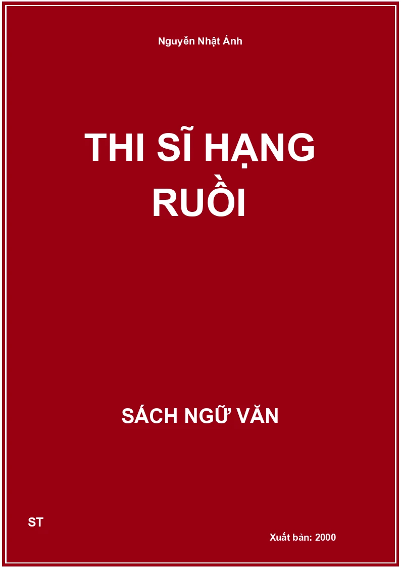 Thi sĩ hạng ruồi