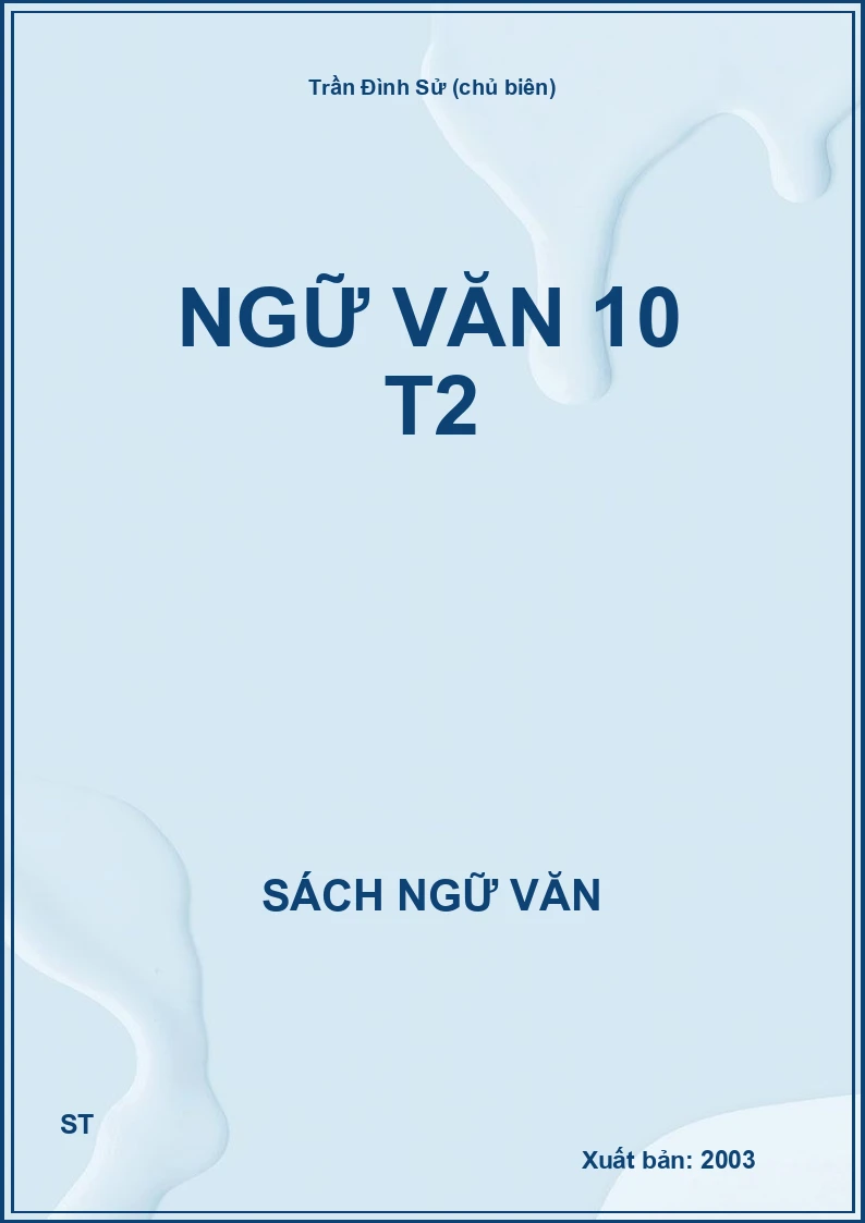 Ngữ văn 10 T2