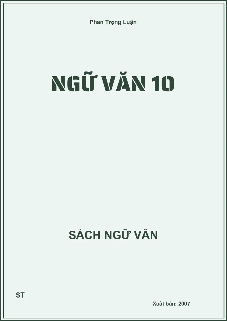 Ngữ Văn 10