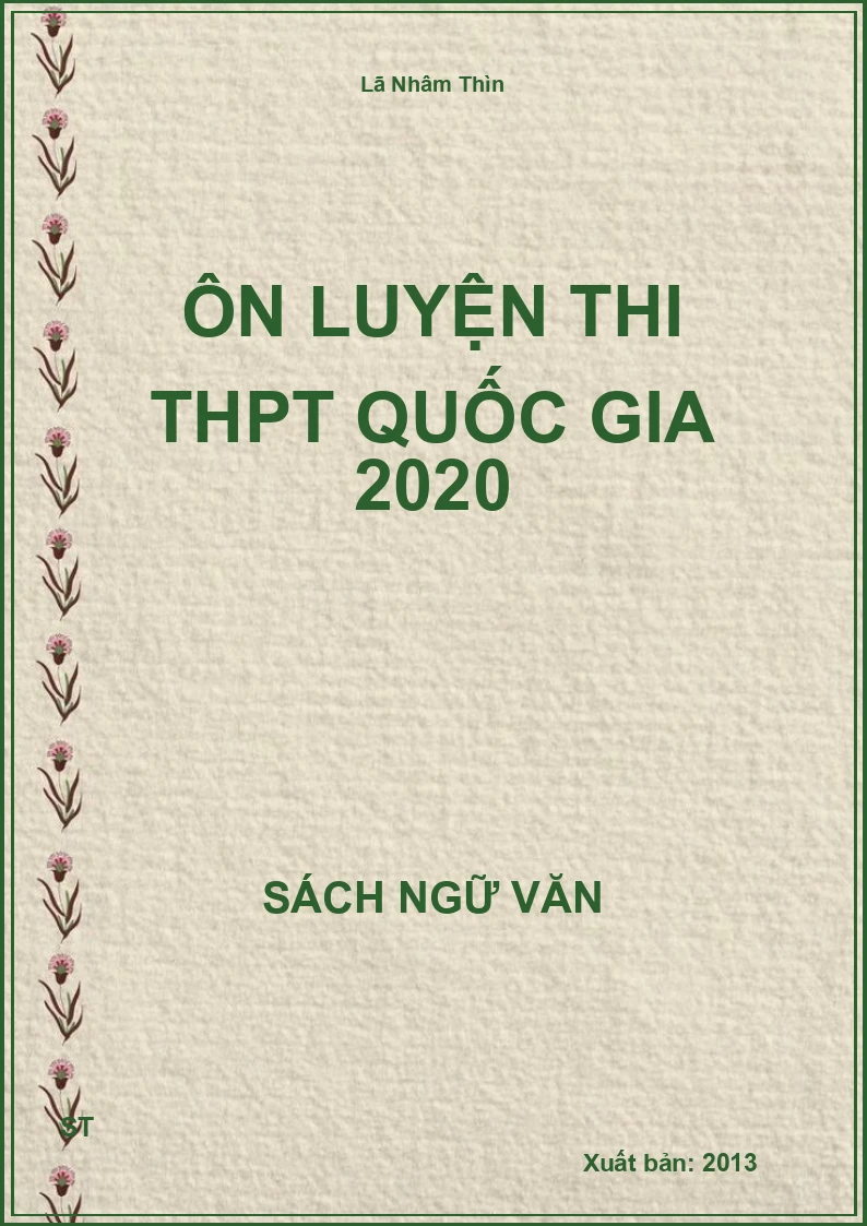 Ôn luyện thi THPT Quốc gia 2020