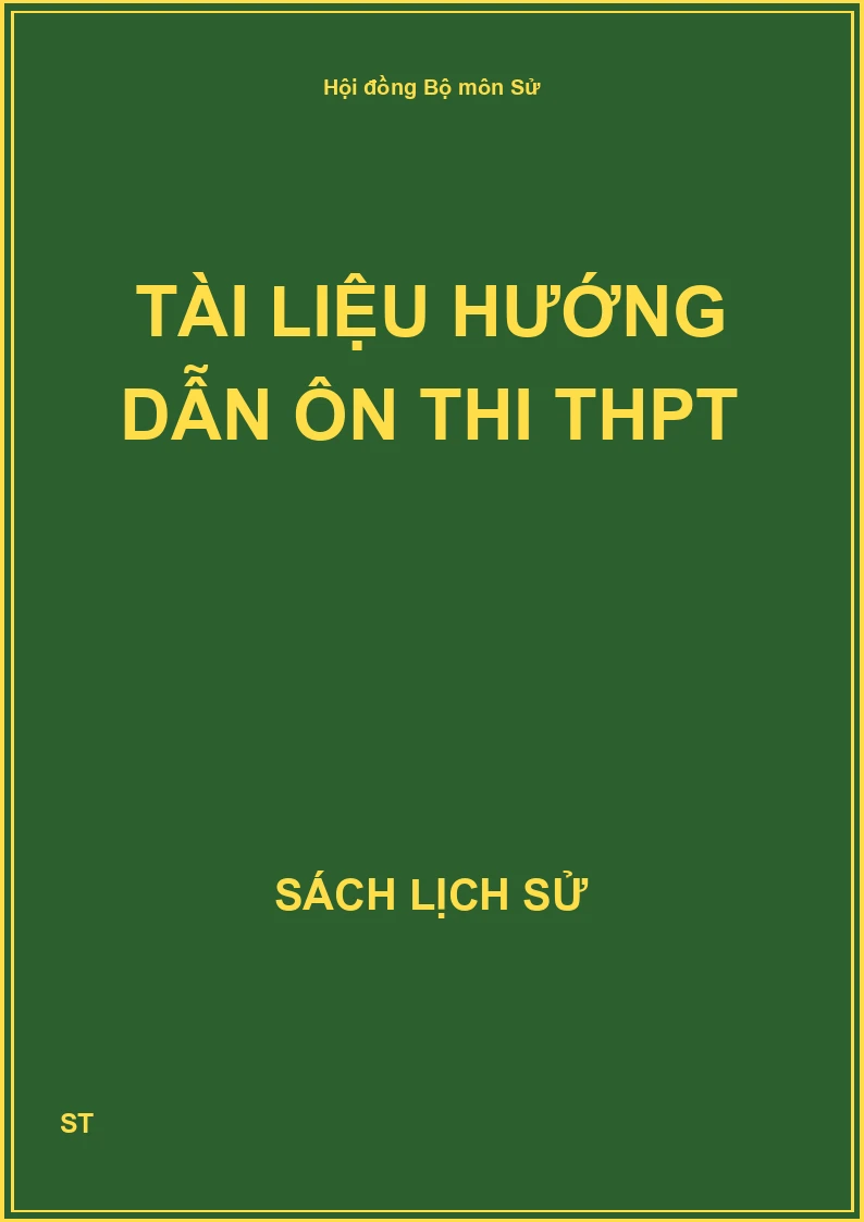 Tài liệu Hướng dẫn ôn thi THPT