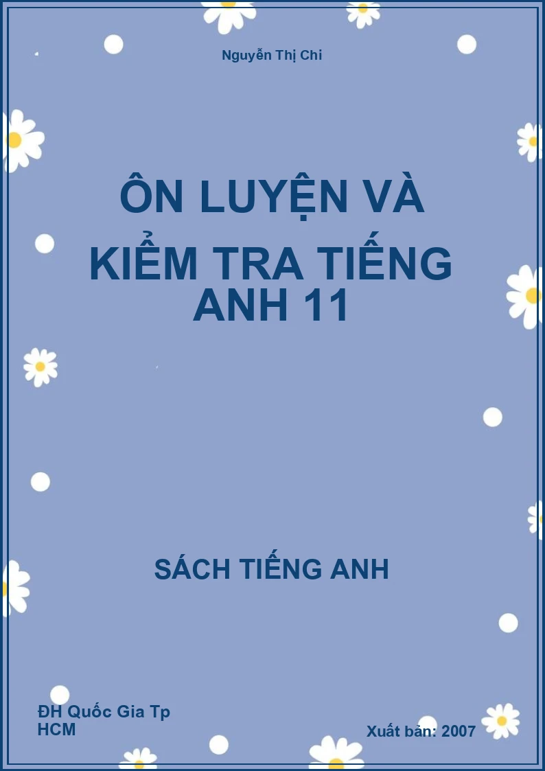 Ôn Luyện và kiểm tra Tiếng Anh 11