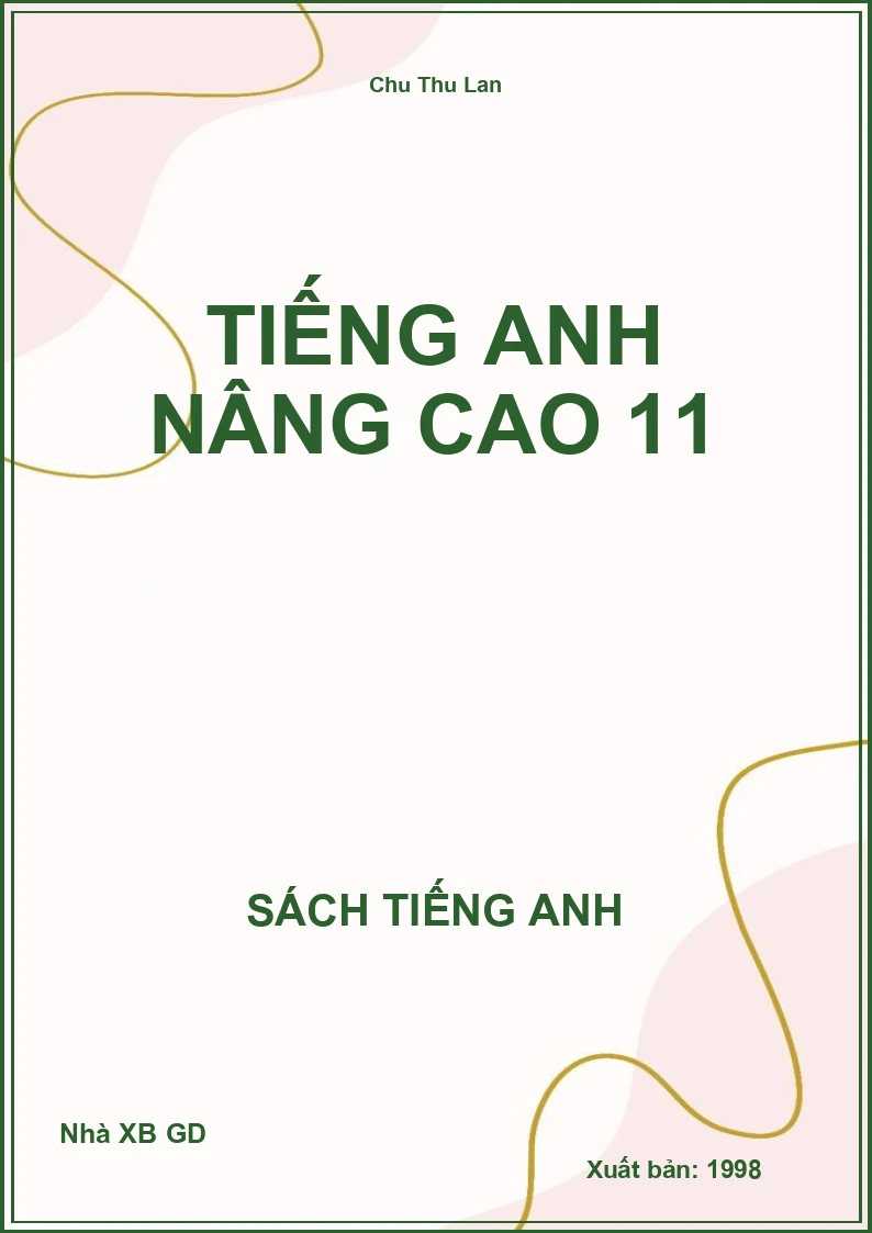 Tiếng Anh nâng cao 11