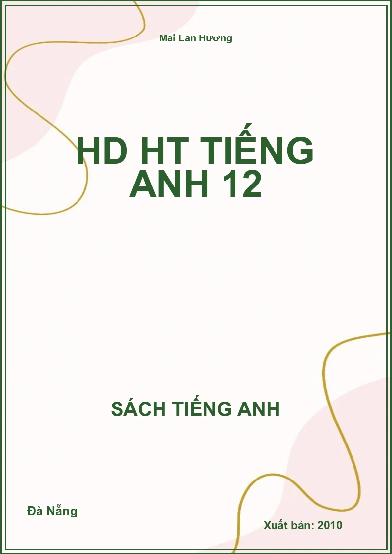 HD HT Tiếng Anh 12