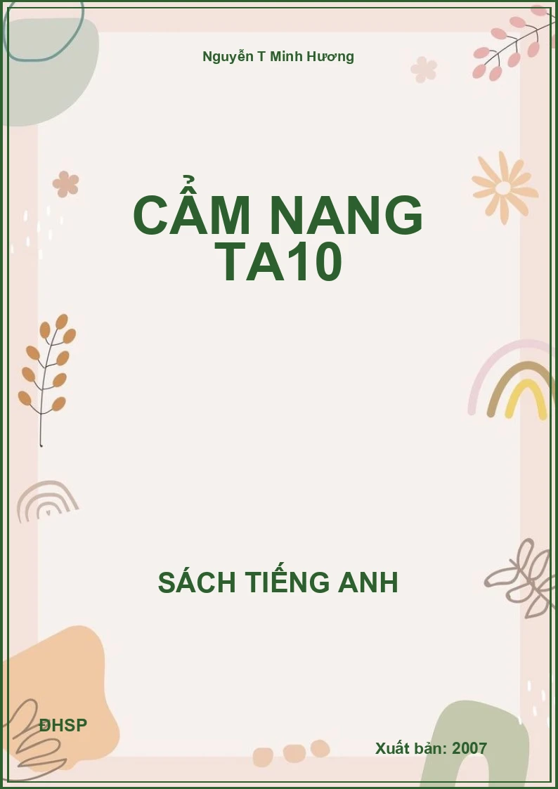 Cẩm nang TA10