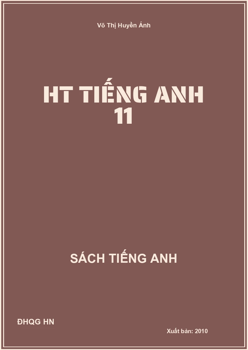 HT Tiếng Anh 11