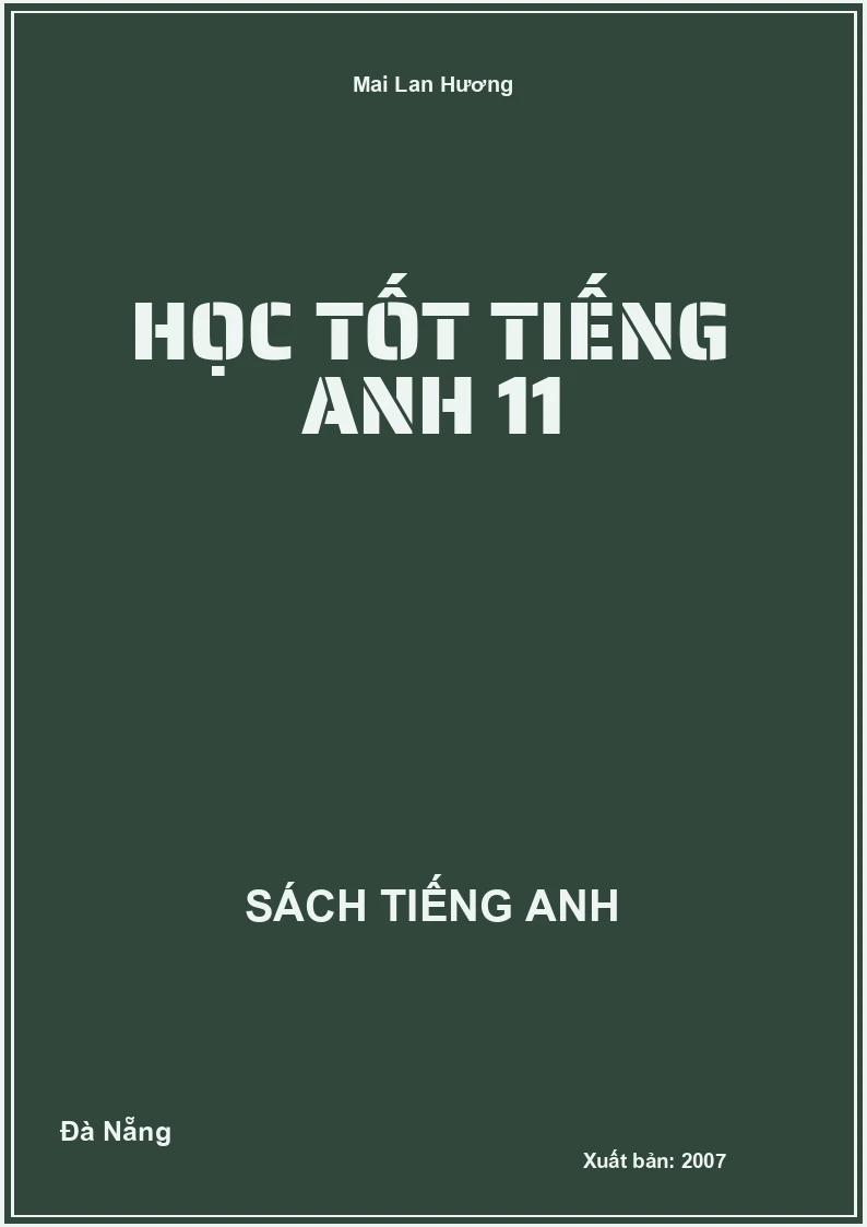 Học tốt Tiếng Anh 11