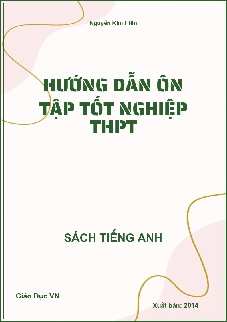 Hướng dẫn ôn tập tốt nghiệp THPT