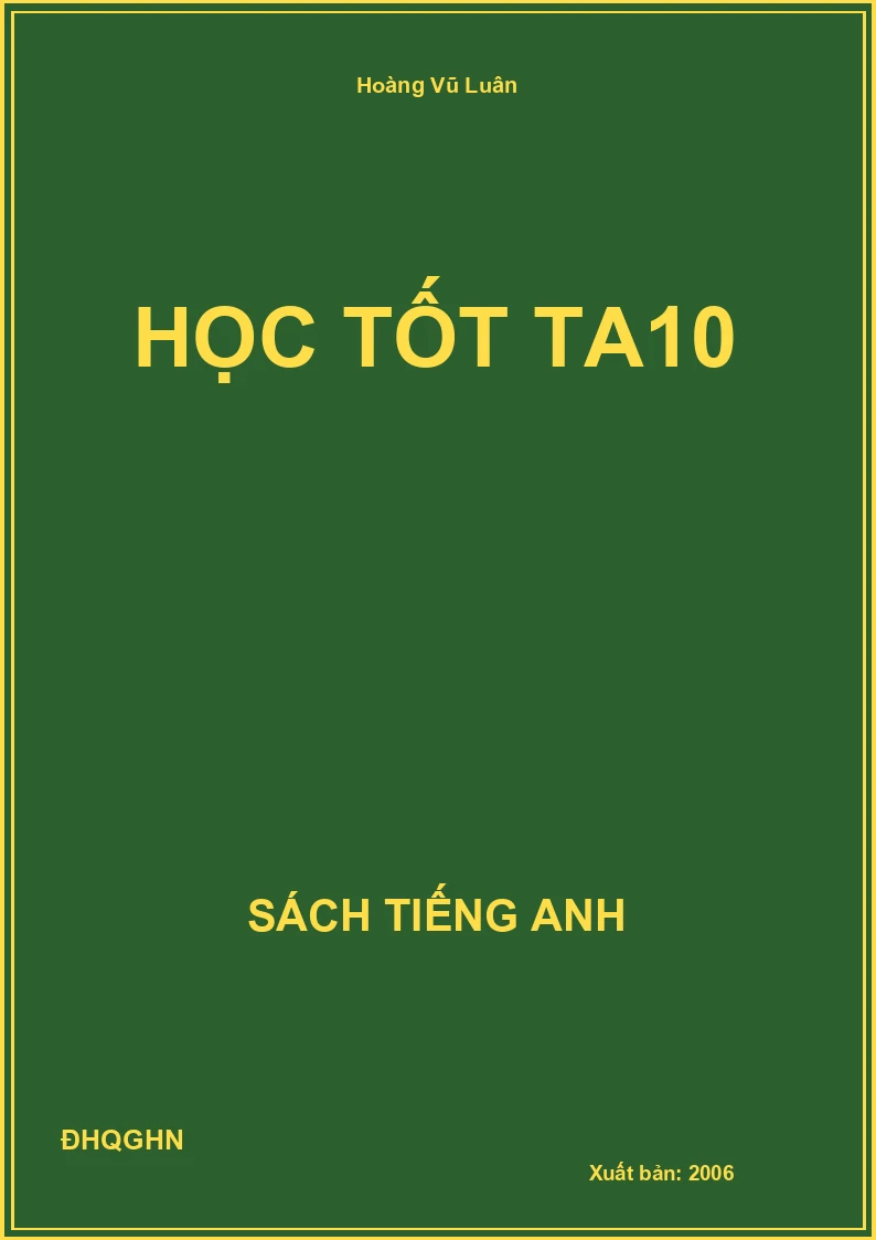 Học tốt TA10
