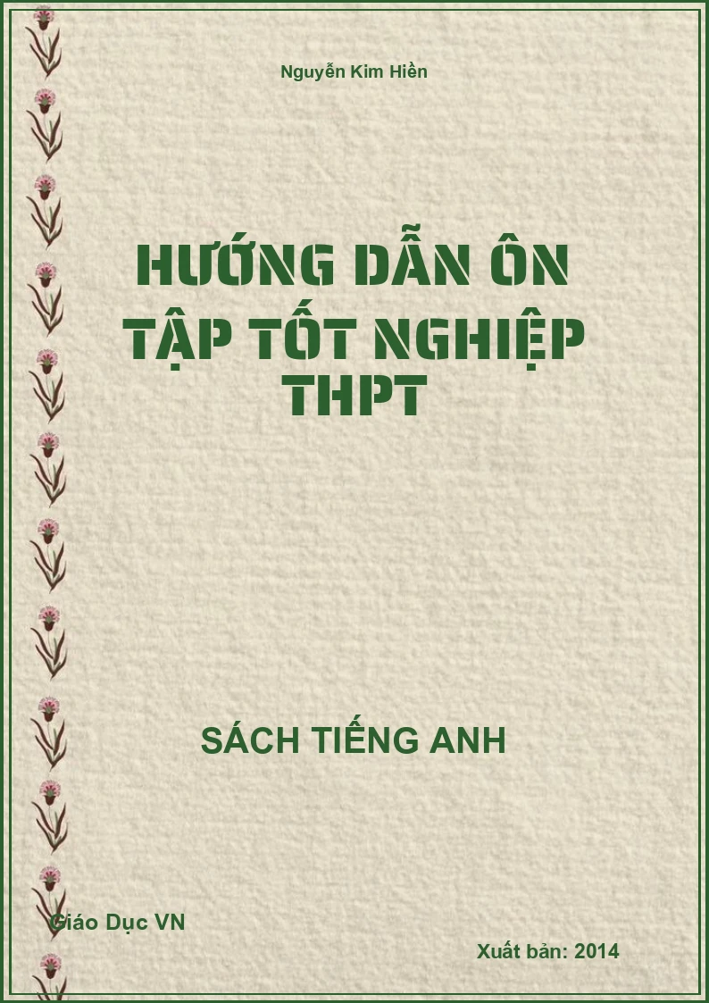 Hướng dẫn ôn tập tốt nghiệp THPT